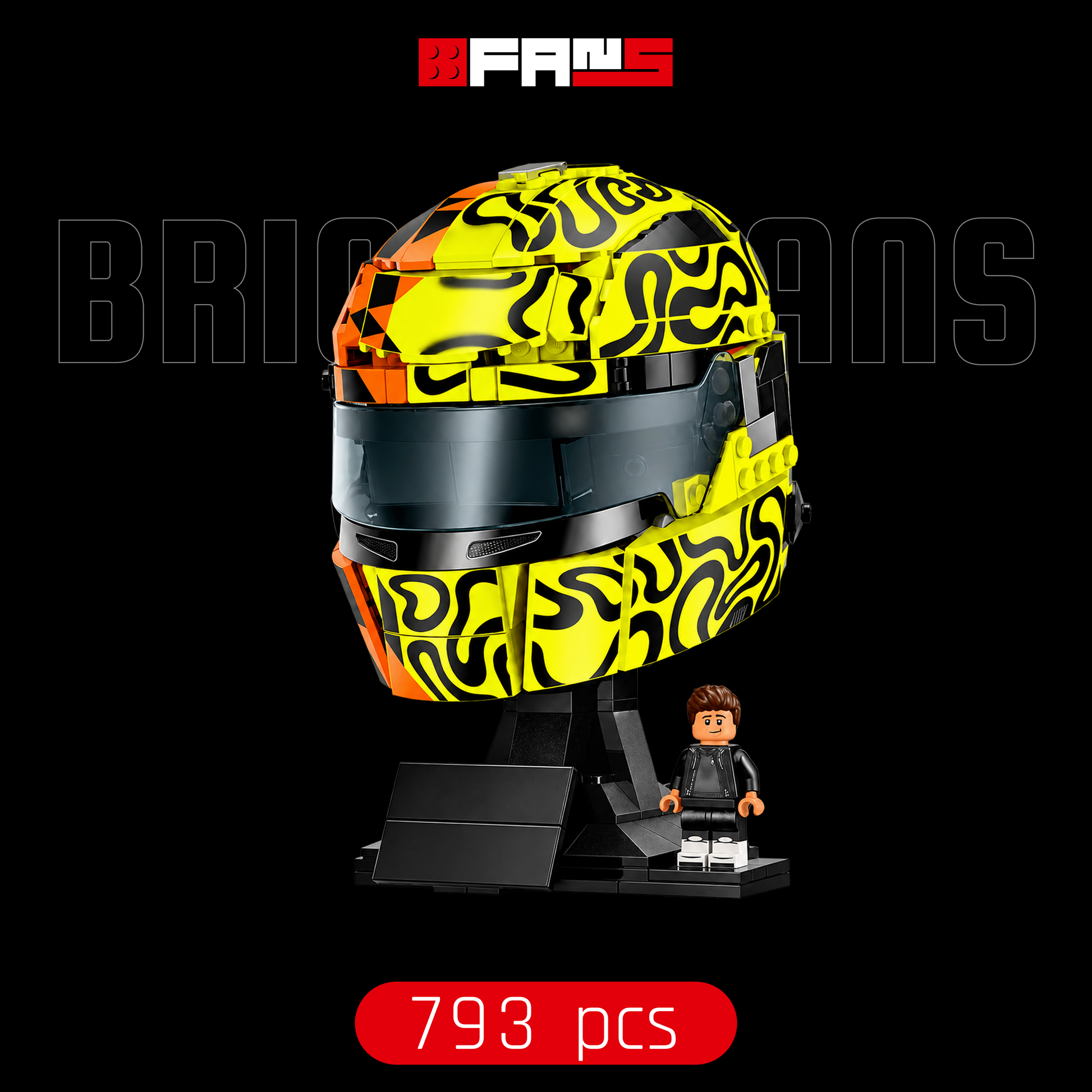 Lando Norris Helmet (793 Pcs)