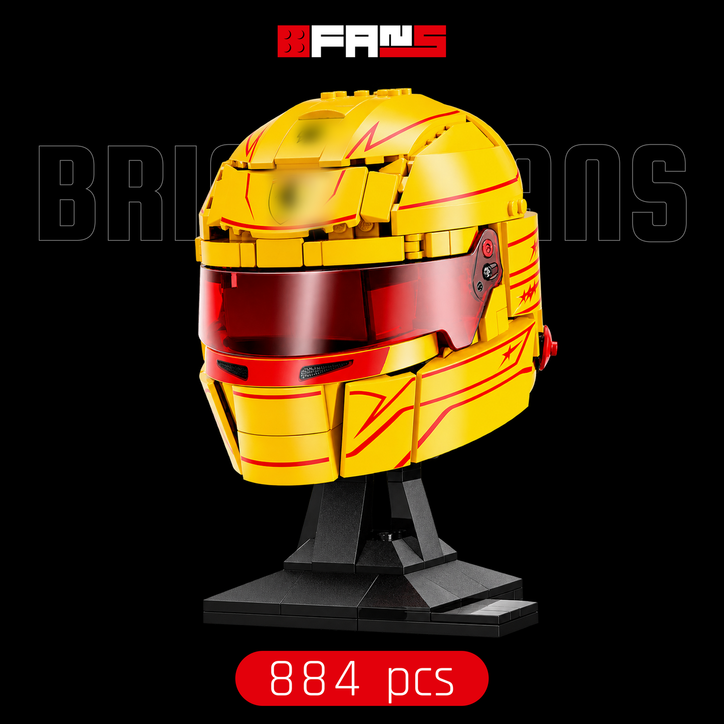 Lewis Hamilton Helmet (884 Pcs)