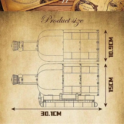 Mini Black Pearl in a Bottle (822 pcs)