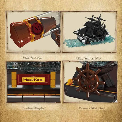 Mini Black Pearl in a Bottle (822 pcs)