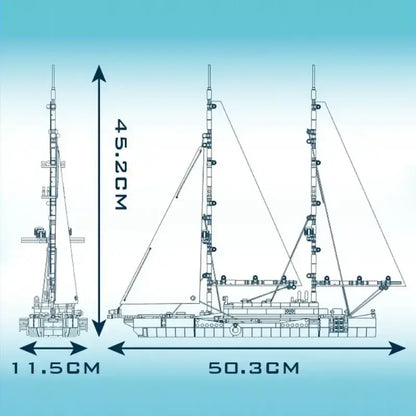Aquarius - Two-Mast Sailing (893 pcs)