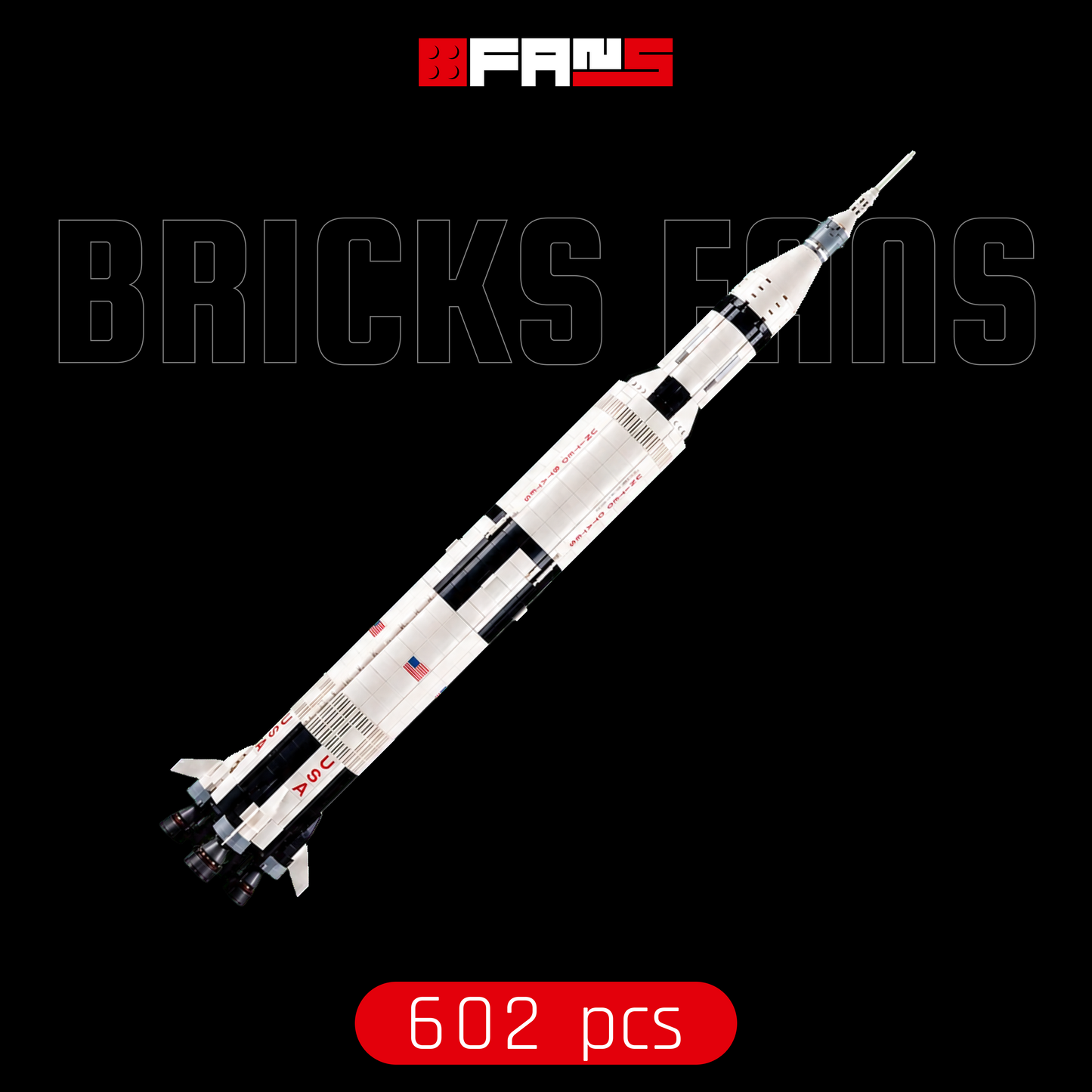 NASA Apollo Saturn V (602 Teile)
