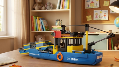 Trash Collection Boat (407 pcs)