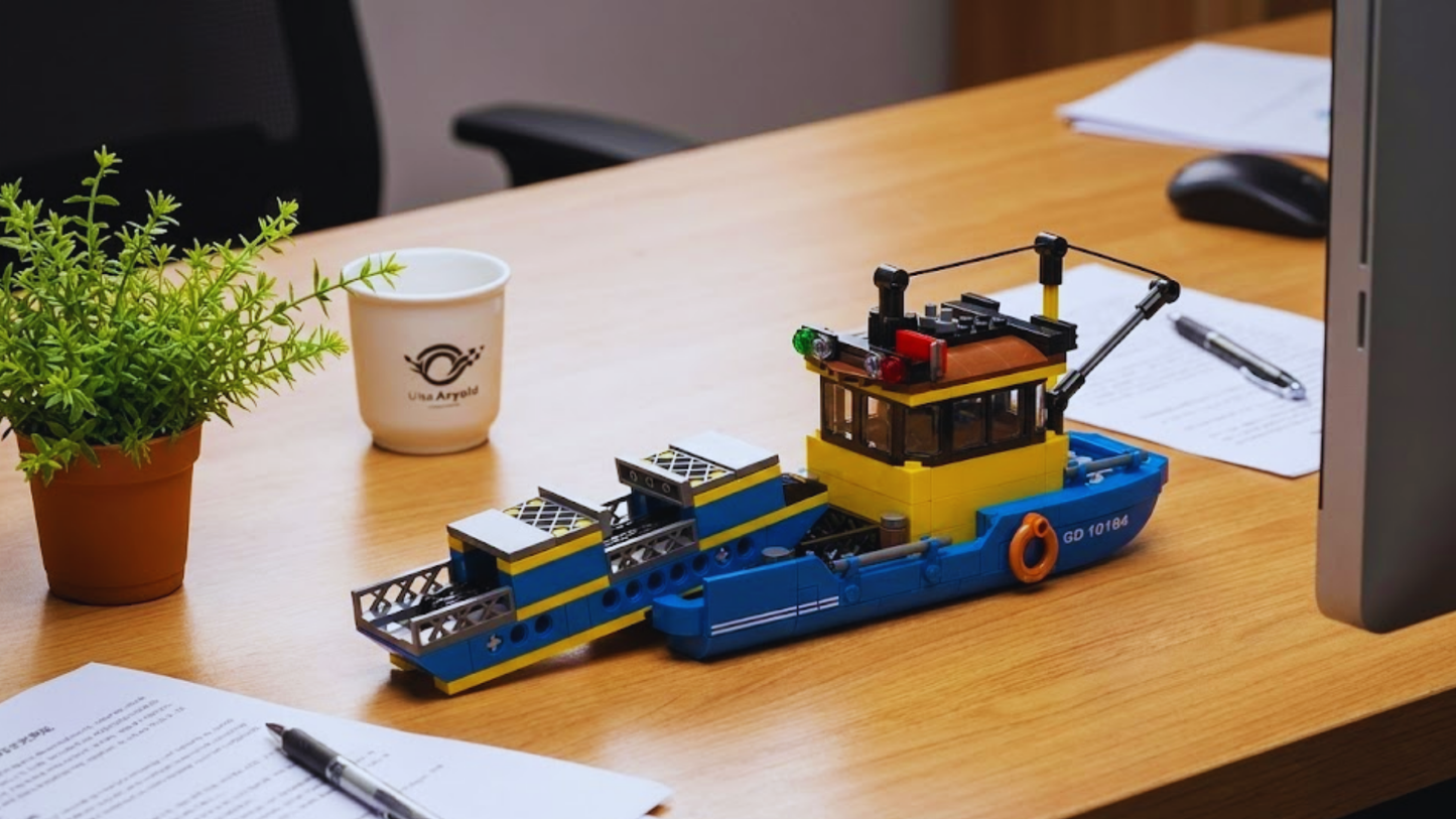 Trash Collection Boat (407 pcs)