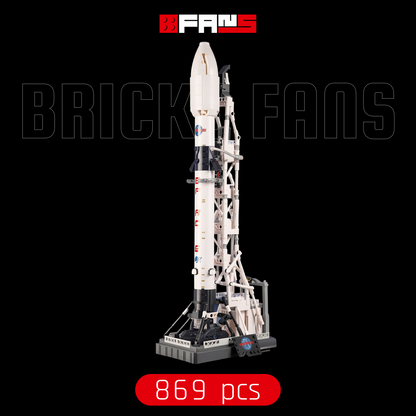 Fusée d'atterrissage sur la Lune SpaceX (869 pièces)