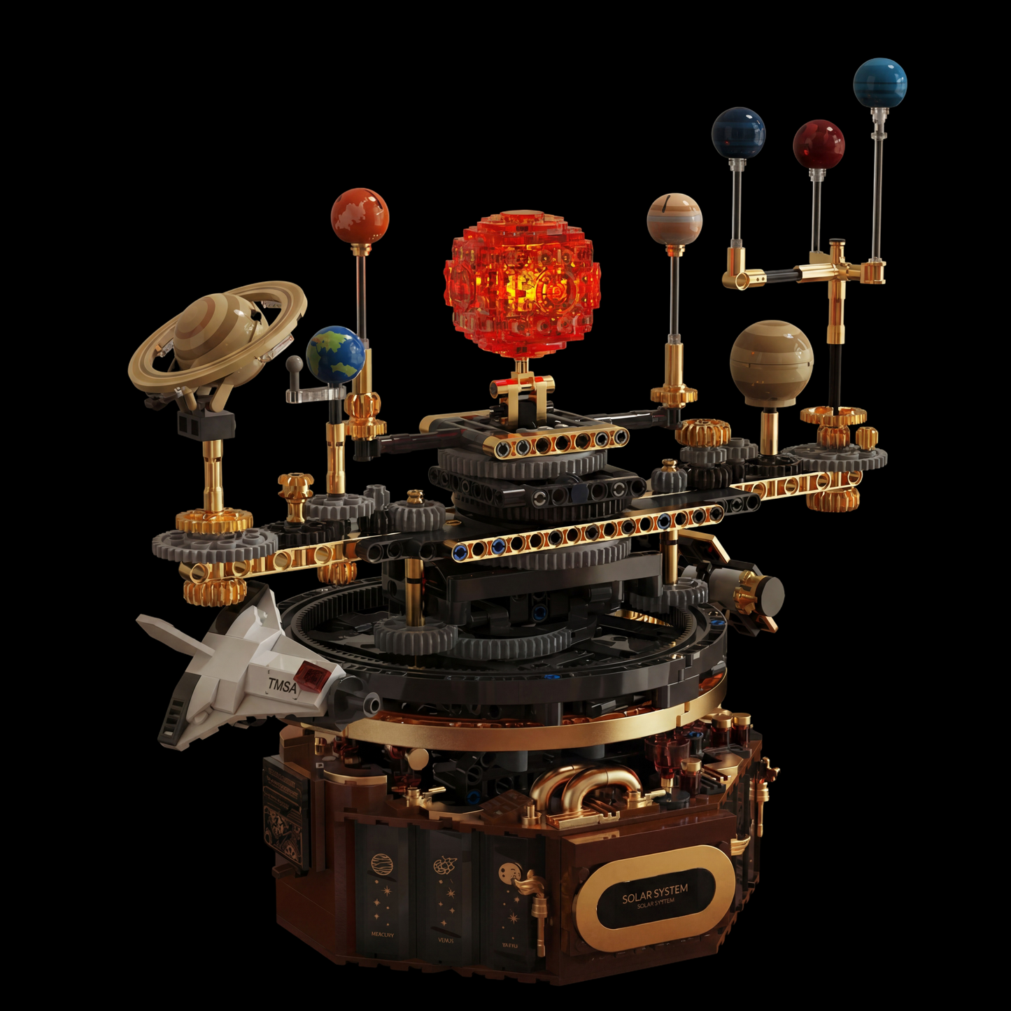 Planétarium du système solaire (1098 pièces)