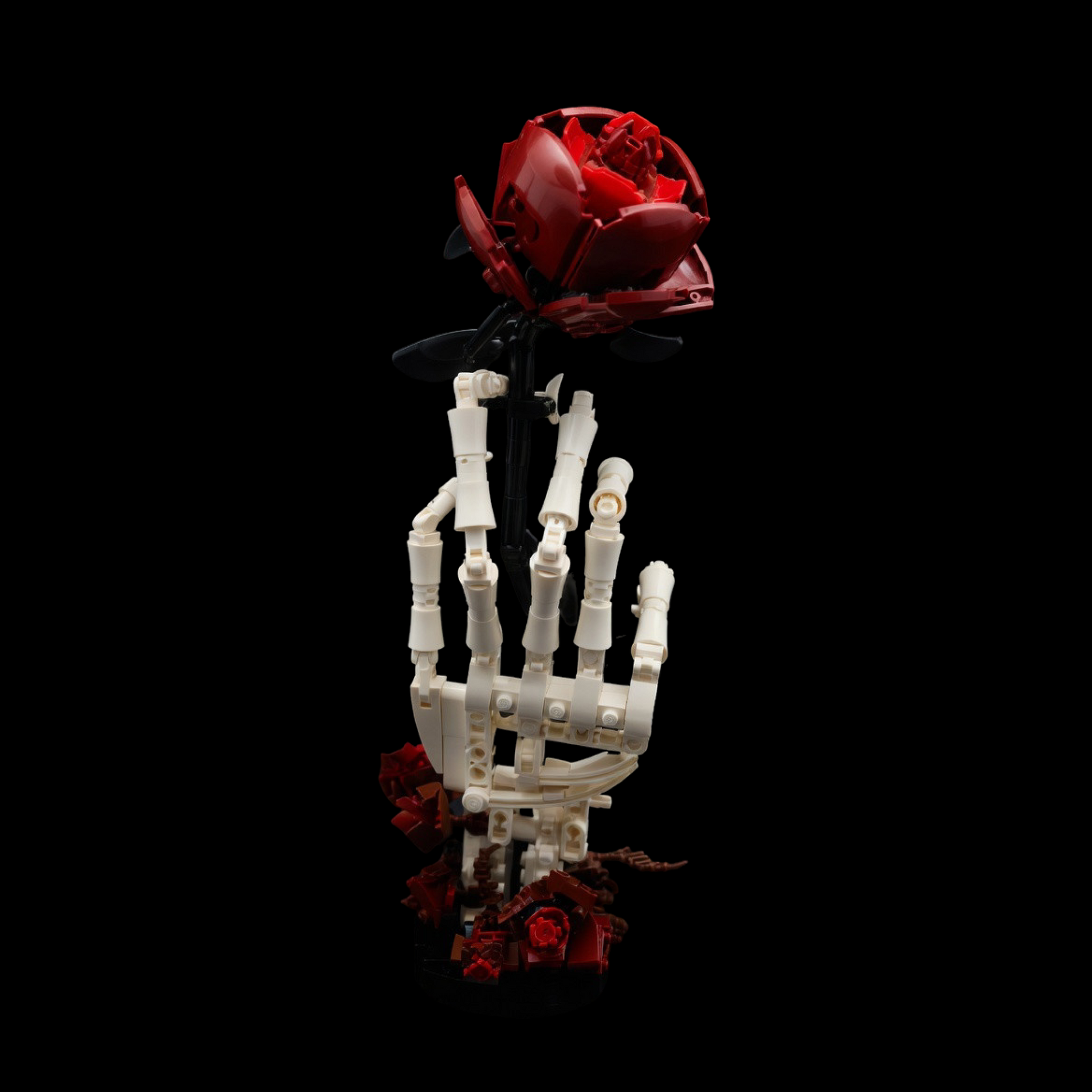 Skeleton Hand With Roses (357 Pcs)