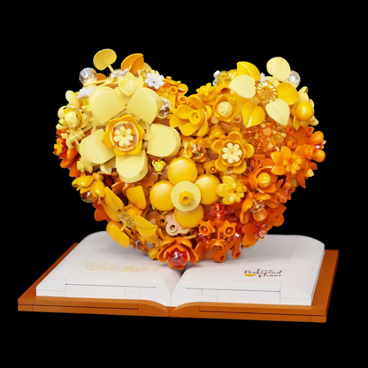 Escultura de flor romántica (768 micro-piezas) - Imagen 3