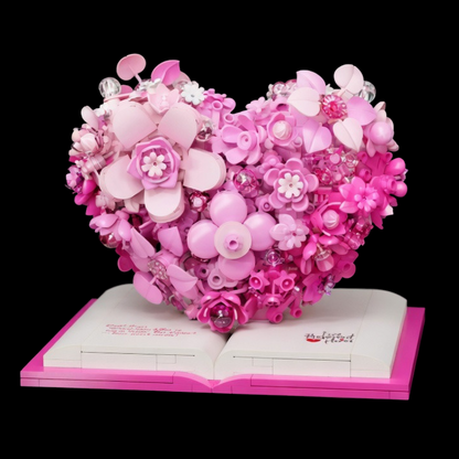 Escultura de flor romántica (768 micro-piezas) - Imagen 5