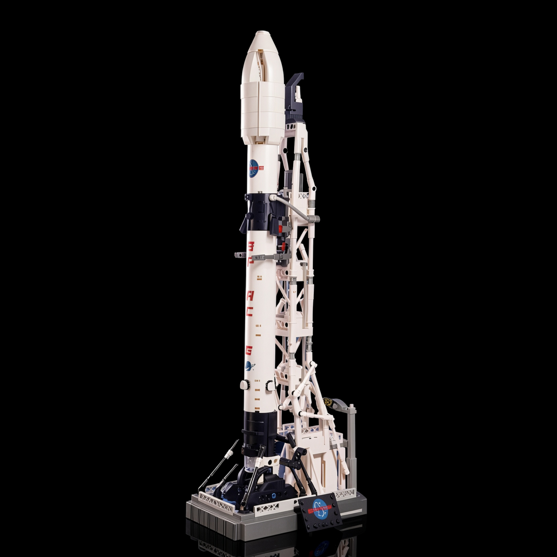 Fusée d'atterrissage sur la Lune SpaceX (869 pièces)
