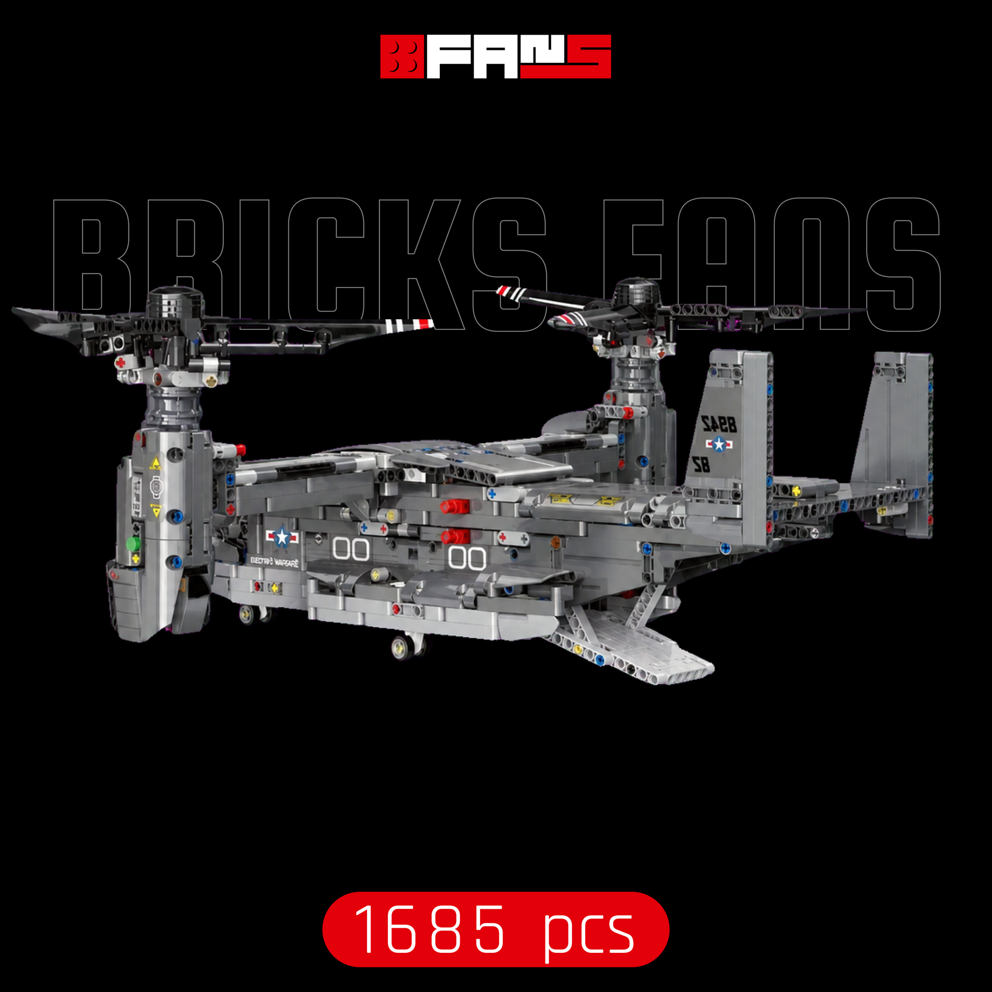 V-22 (1685 pièces) - Couverture officielle