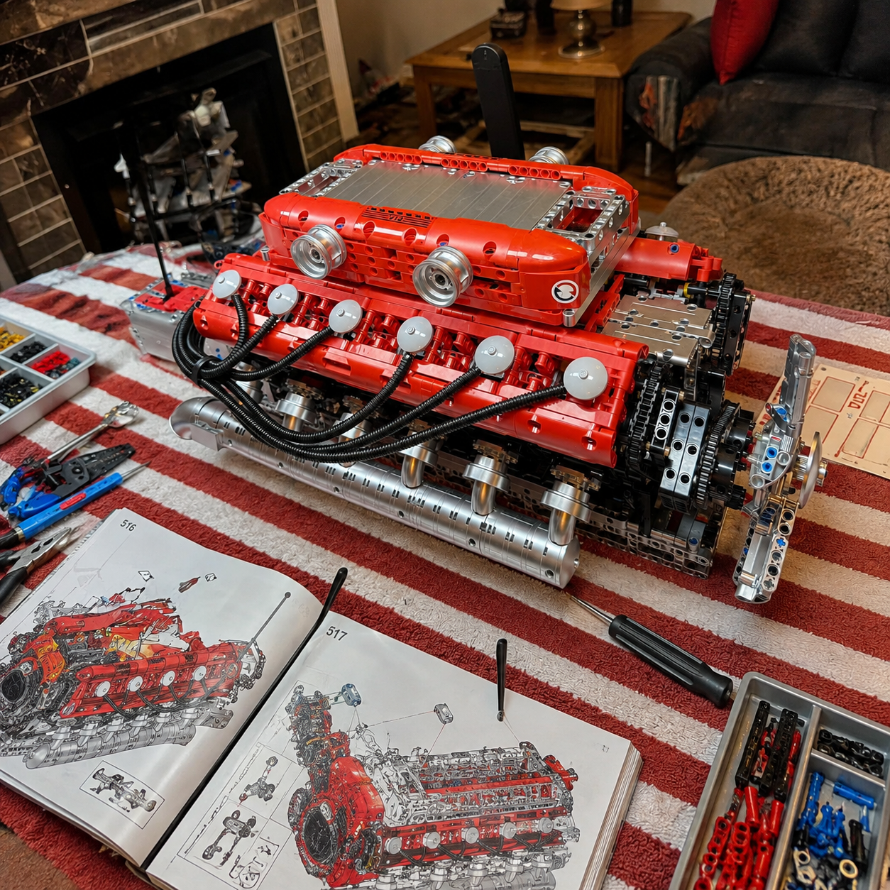V12 Engine (3472 Pcs)