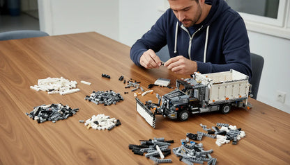 Mack Granite GU813 Snow Plow Dump Truck (1694 pcs)