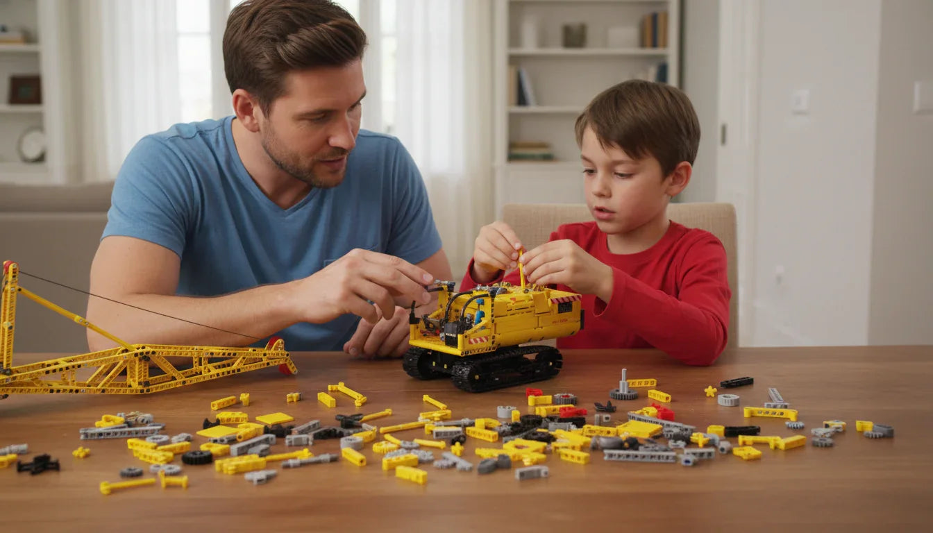 Grue sur chenilles (1205 pièces) 