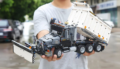 Mack Granite GU813 Snow Plow Dump Truck (1694 pcs)