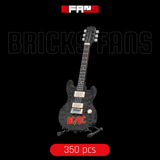 Ac/Dc Guitar (350 Pcs) - Bricks Fans cover