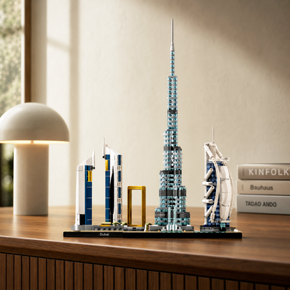 Dubai City Skyline (740 szt.) klimatyczne biuro domowe