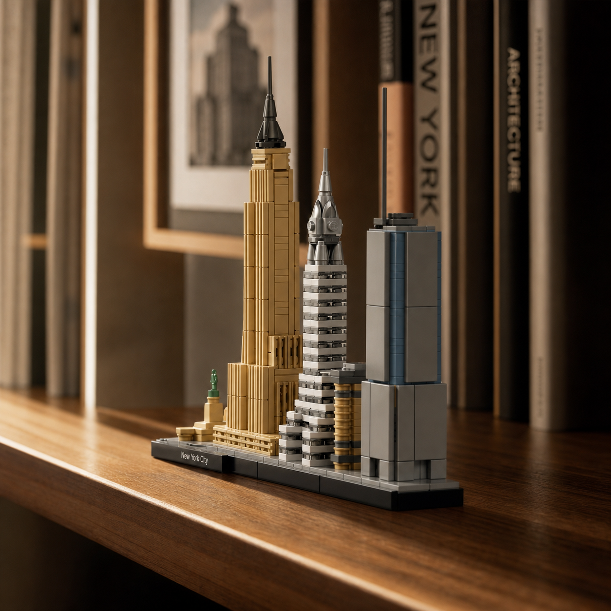 Skyline van New York (598 onderdelen) sfeervol thuiskantoor