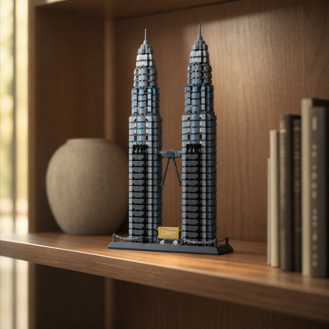 Petronas Towers (1160 szt.) półka do salonu