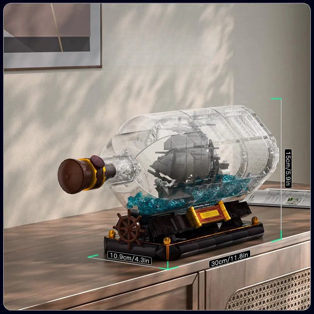 Mini Black Pearl in a Bottle (822 pcs)