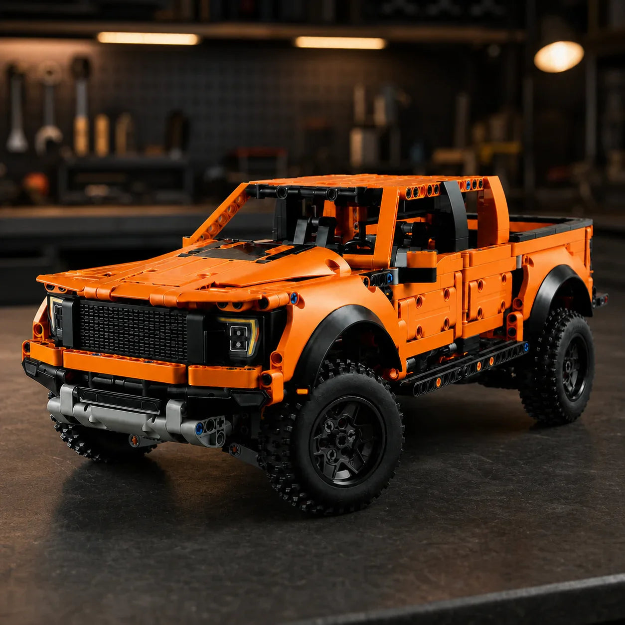Orange Off-Road Raptor (1379 pz) - bancada tecnica