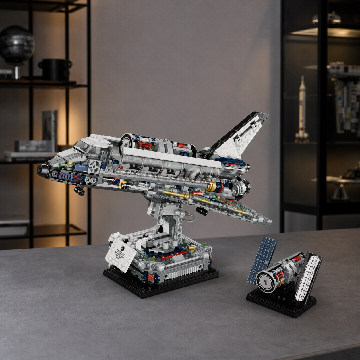 NASA Space Shuttle (800 Pcs) - cutaway model in collector room