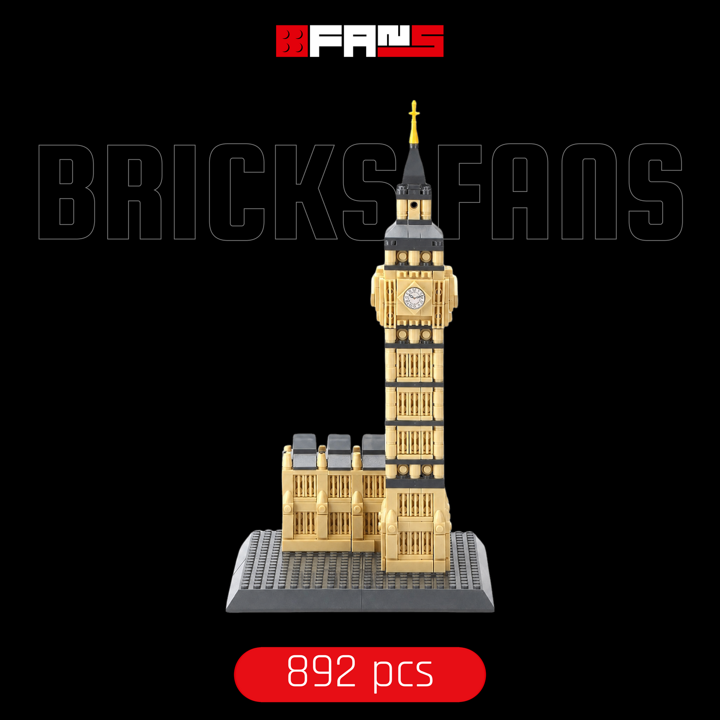 Big Ben (892 szt.) - Oficjalna okładka Bricks Fans