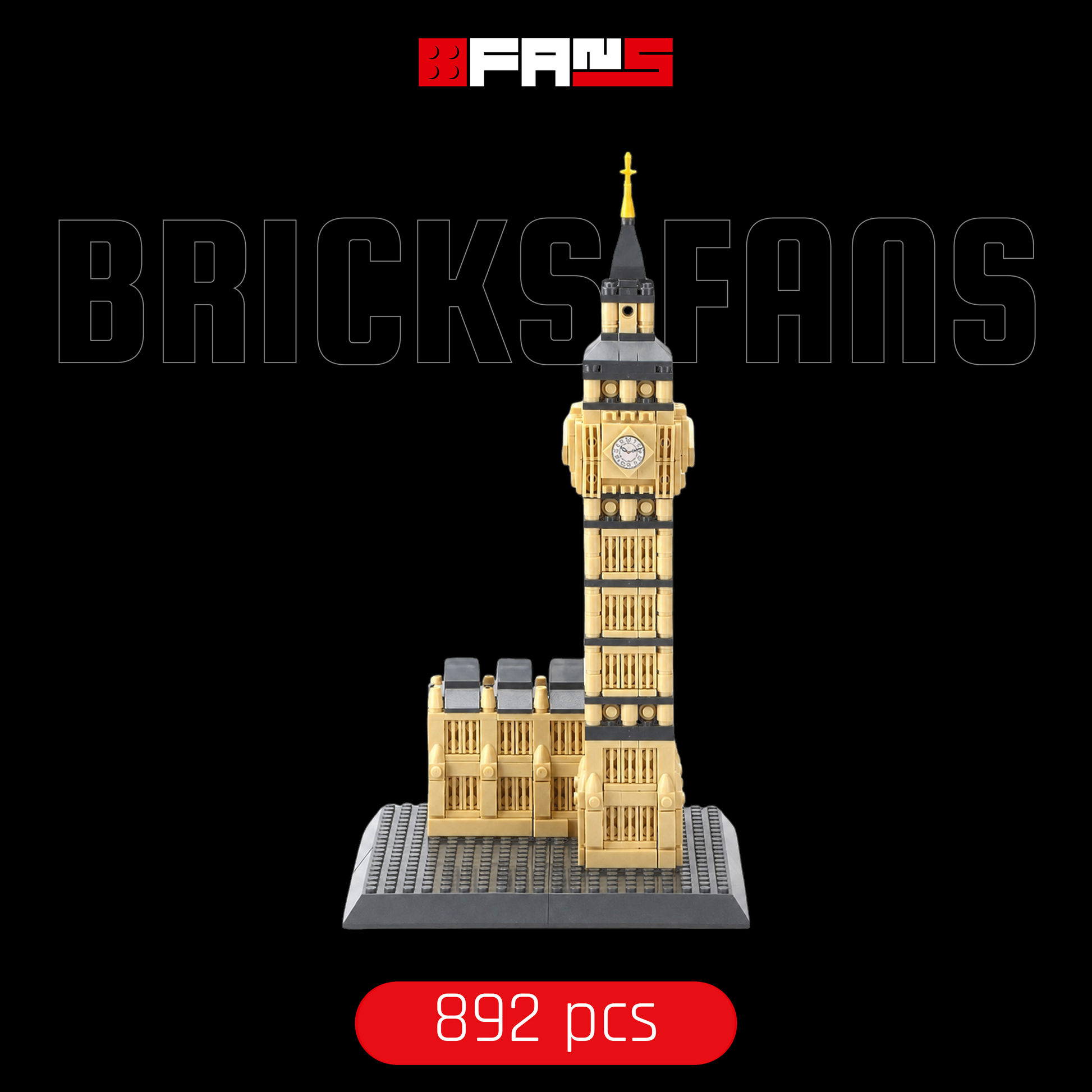 Big Ben (892 szt.) - Oficjalna okładka Bricks Fans