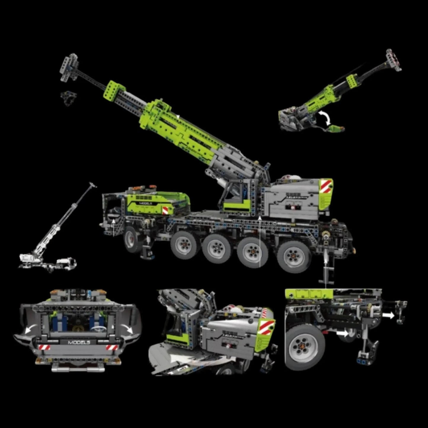 Samochód dźwigowy teleskopowy (2819 elementów) 