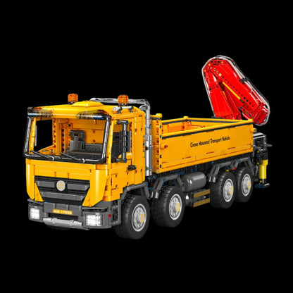 Samozasysający samochód ciężarowy z żurawiem (4012 elementów) 