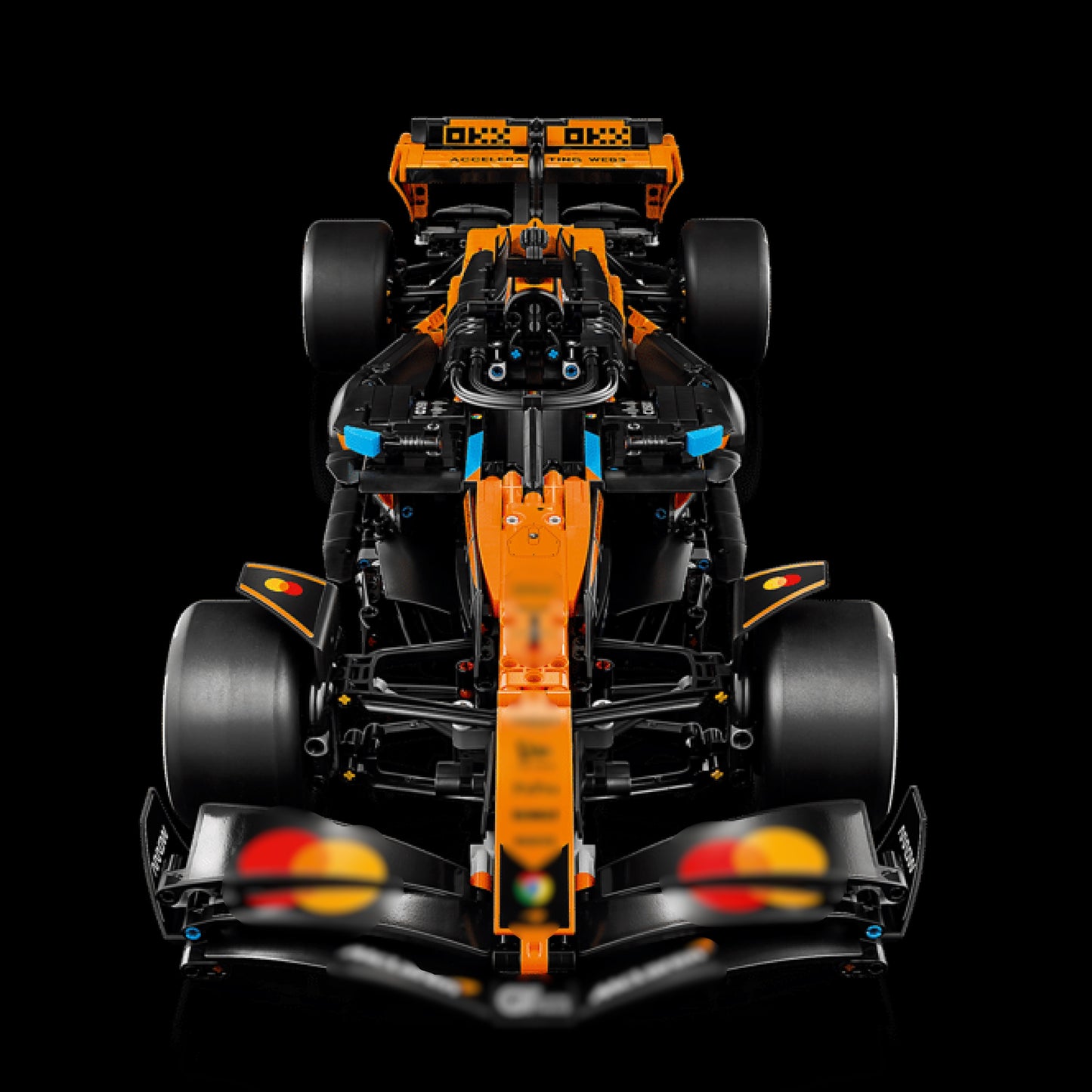 Oranje Formule 1-auto (1600 stuks) 