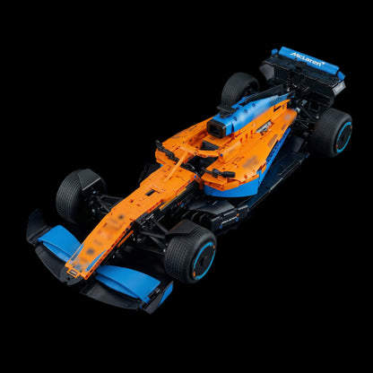 Oranger Rennwagen (1400 Teile) 