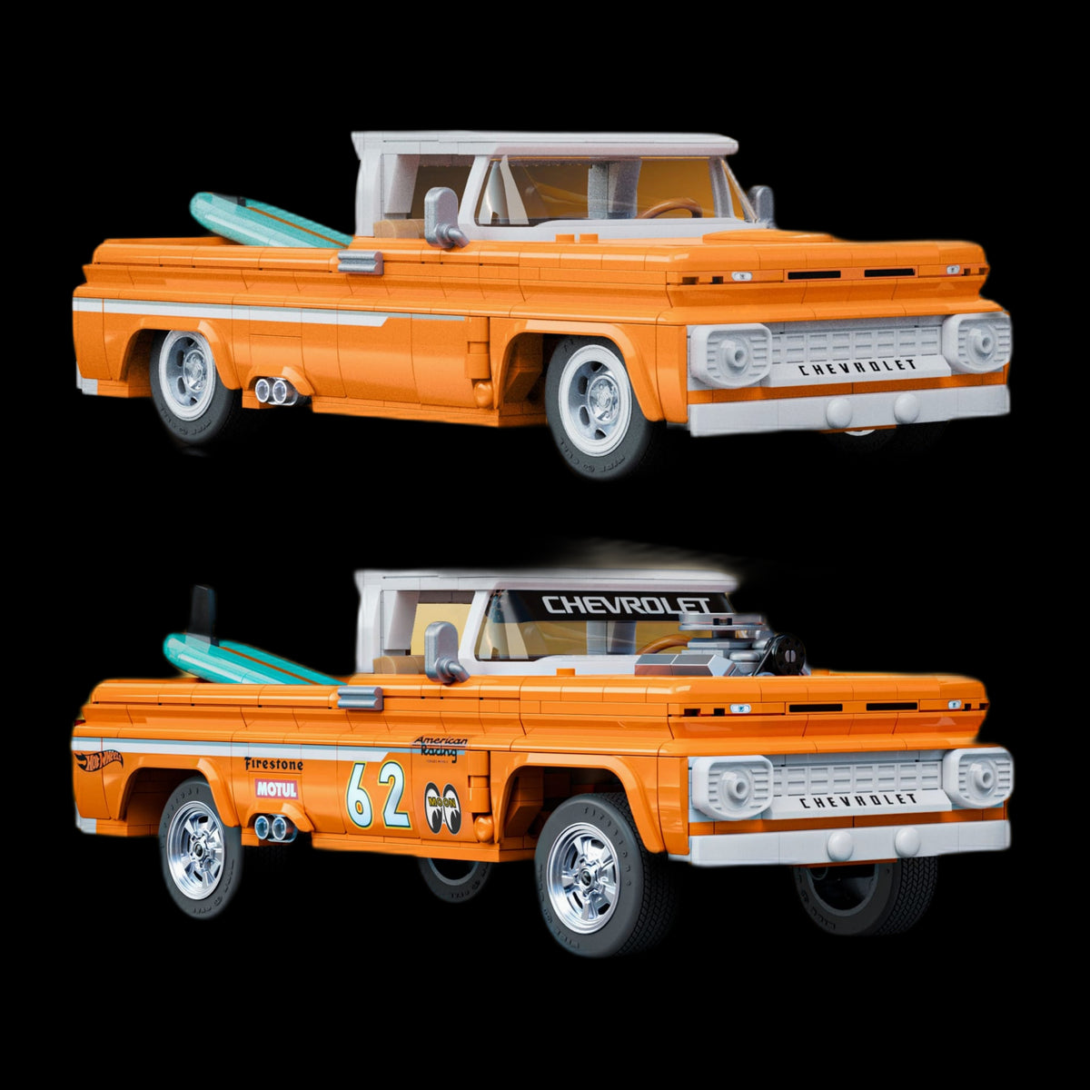 Hot Wheels Custom 62 Chevy Пикап (858 деталей)