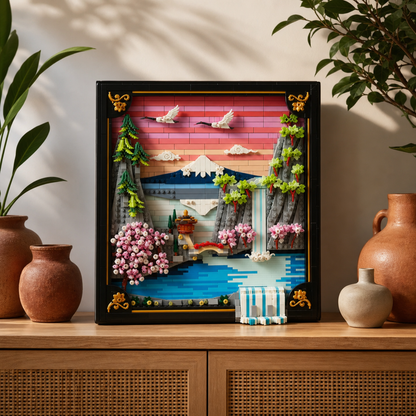 Japanese Cherry Blossom Art Frame (1892 Pcs) - ambient 01