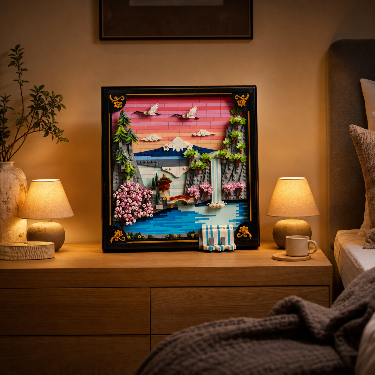 Japanese Cherry Blossom Art Frame (1892 Pcs) - ambient 02
