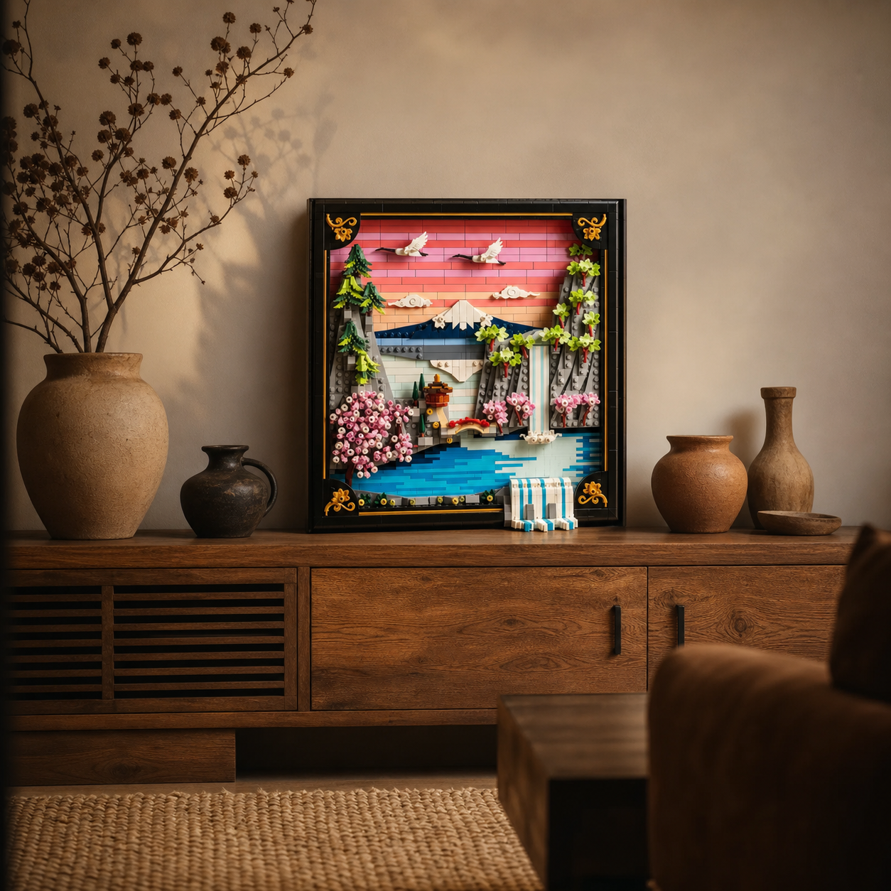 Japanese Cherry Blossom Art Frame (1892 Pcs) - ambient 03