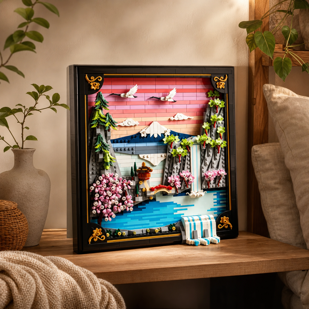 Japanese Cherry Blossom Art Frame (1892 Pcs) - ambient 05
