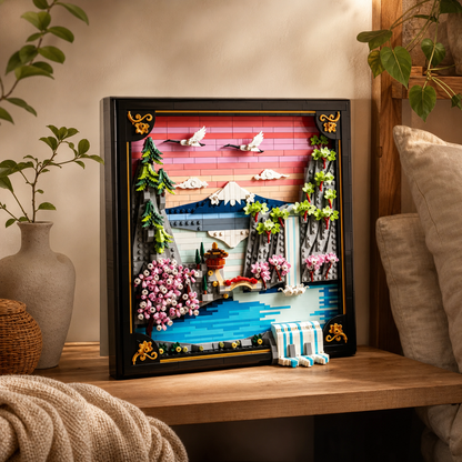 Japanese Cherry Blossom Art Frame (1892 Pcs) - ambient 05