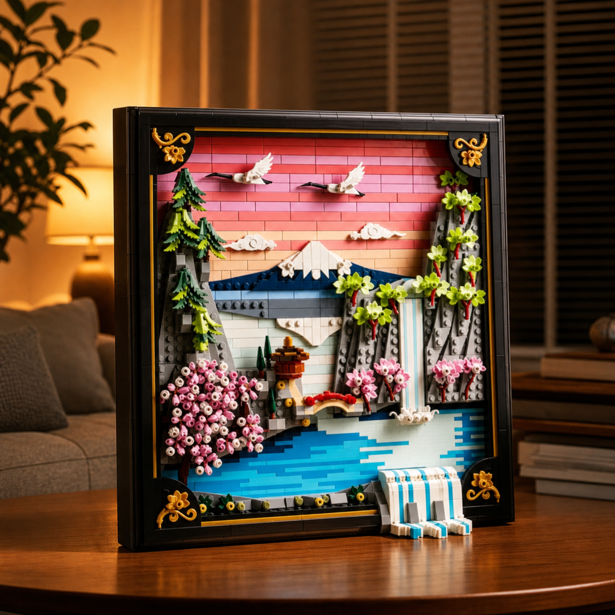 Japanese Cherry Blossom Art Frame (1892 Pcs) - ambient 06