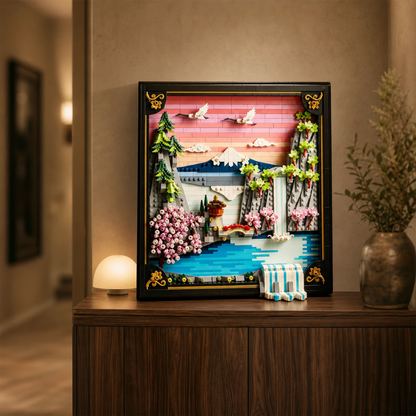 Japanese Cherry Blossom Art Frame (1892 Pcs) - ambient 07