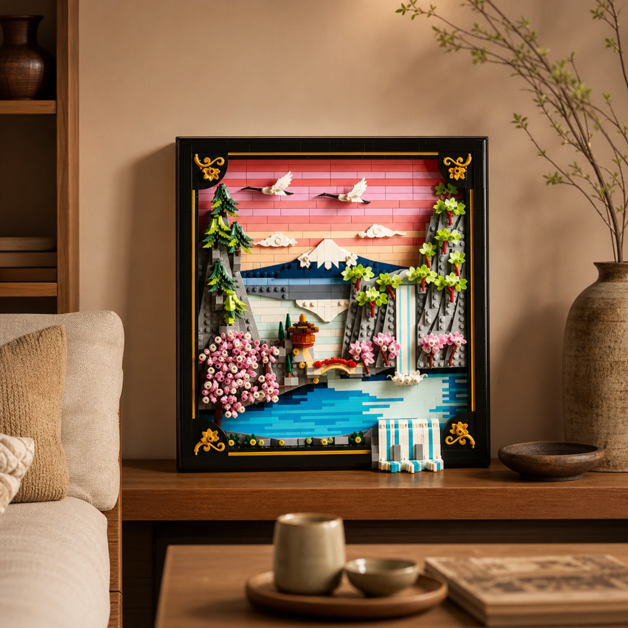 Japanese Cherry Blossom Art Frame (1892 Pcs) - ambient 08