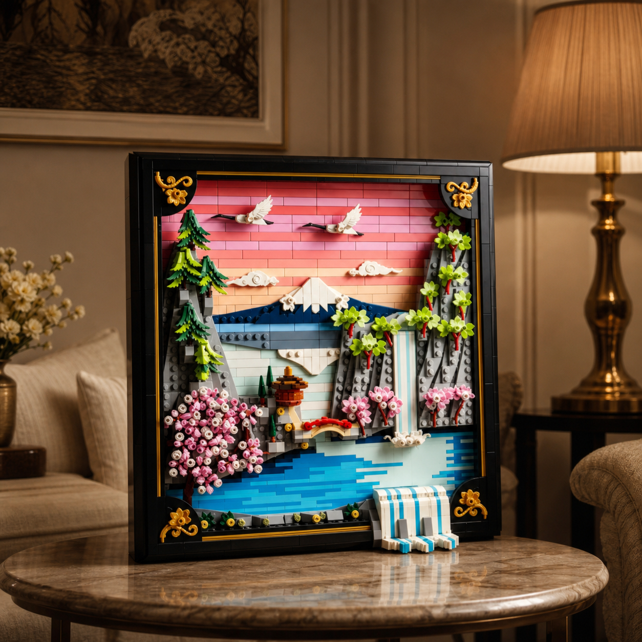 Japanese Cherry Blossom Art Frame (1892 Pcs) - ambient 09