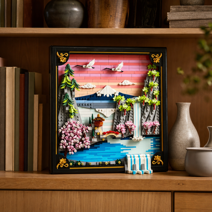 Japanese Cherry Blossom Art Frame (1892 Pcs) - ambient 10