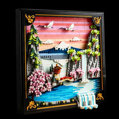 Japanese Cherry Blossom Art Frame (1892 Pcs) - studio 2