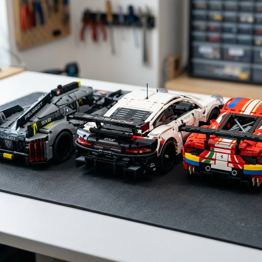 Peugeot 9X8 Hybrid + Porsche 911 RSR + Ferrari 488 GTE
