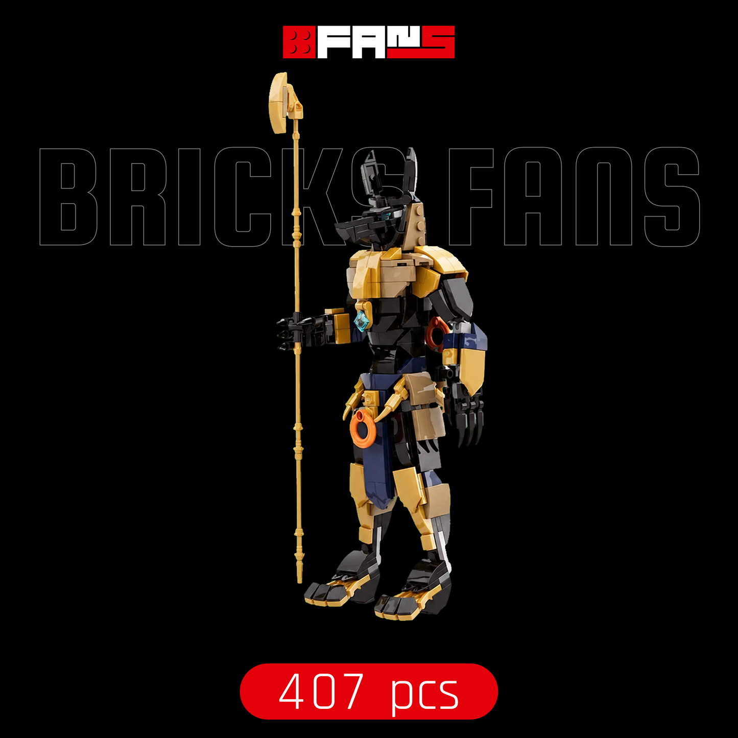 Coperta Bricks Fans - Anubis (407 piese)