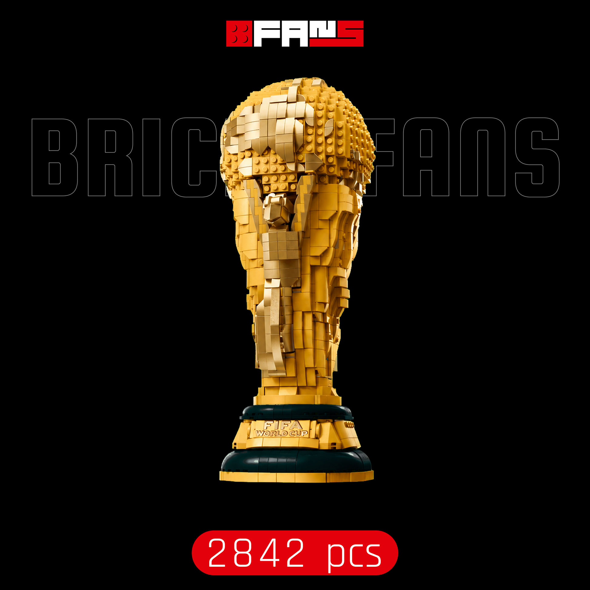 Copertina dei Bricks Fans - Trofeo della Coppa del Mondo (2842 pezzi)