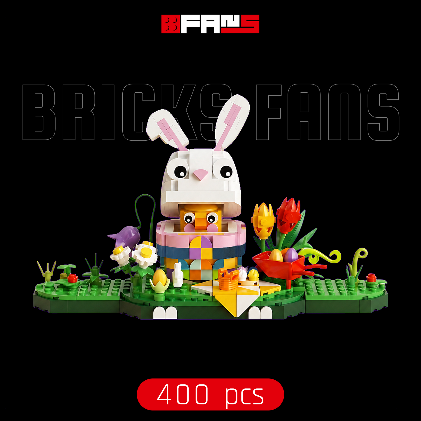 Bricks Fans covern – Coelhinho Da Páscoa (400 Teile)