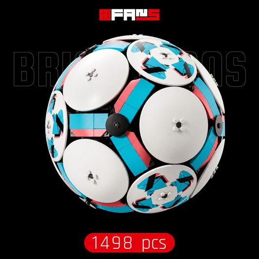 Couverture des fans de briques - Football (1498 pièces)