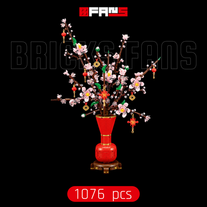 Coperta Bricks Fans - Flor De Pessegueiro (1076 piese)